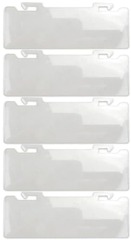 Moliuoly Pack of 5 Dust Box Suction Flap Dust Container Cover Made of Durable Plastic, Prevents Dust and Hair Spreading Compatible with for Deebot T9/T8 MAX/T5/N5, White