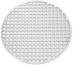 Homeponnew Tapis de cuisson rond en acier inoxydable pour four à barbecue, 18-30 cm, 2 mm d'épaisseur, grille de cuisson et de refroidissement multifonction pour four et cuisinière 24 cm
