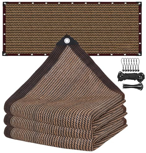 Red de Sombra 2.5x4.5m con Ojales, Malla Sombra 95% UV Toldo Vela de Sombra, Red de Sombra Al Aire Libre para Invernadero, Jardín, Pérgola, Patio Césped