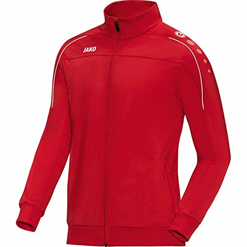 JAKO Herren Polyesterjacke Classico, Rot, M