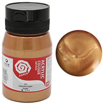 ARTIST Künstler- Acrylfarbe, hochpigmentierte Top-Qualität in 500 ml Vorratsgebinde 25 kupfer