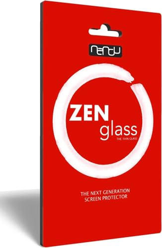 ZenGlass Nandu I (2 Unidades) Protector de Vidrio Flexible Compatible con Xiaomi Mi A2 Lite I Protector de Pantalla 9H I (más pequeño Que la Pantalla Curva)