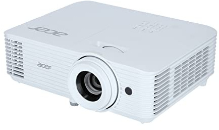 Acer H6800BDa DLP Beamer (4K UHD (3.840 x 2.160 Pixel) 3.600 ANSI Lumen, 10.000:1 Kontrast, 3D, Keystone, 1x 10 Watt Lautsprecher, HDMI (HDCP), Audio Anschluss) weiß, Home Cinema
