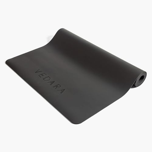 VEDARA® Yogamatte | 66-80 cm breit | Extrem Rutschfest & Gute Dämfpung | Hautfreundlich | Aus ECO PU & Naturkautschuk | Für dynamische Yogastile