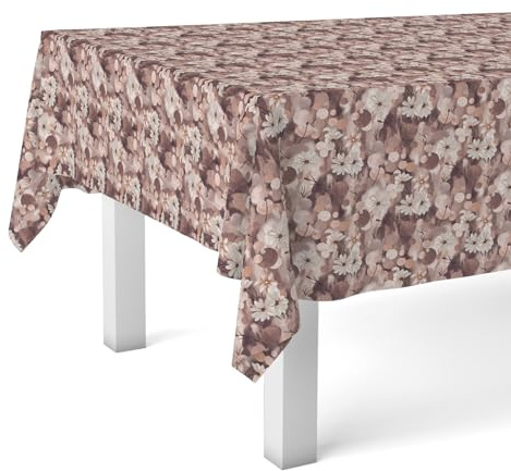 Martina Home Tajo Nappe en Toile Cirée Marron 200 x 140 cm