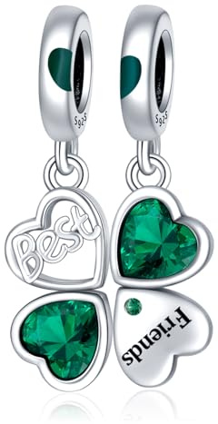 NUNUYAYA Damen Charm Anhänger für Armband 925 Sterling Silber Elephant Leaf Butterfly Car Heart Dangle Charms Beads passend für Armband Halskette,Charm Anhänger für Europäischen Armbänder Frauen