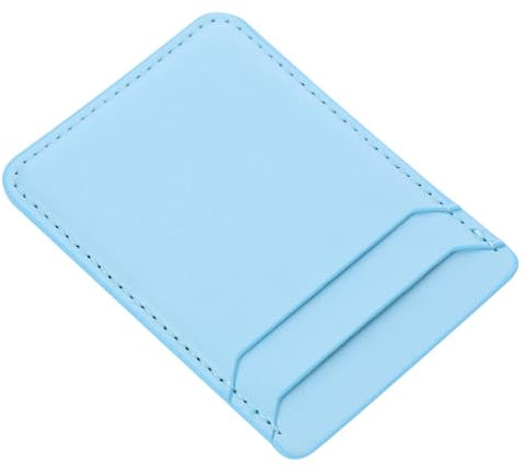 STOBOK Portacarte Adesivo Per Telefono Tasca Posteriore Per Carte Di Credito Custodia Portafoglio Cellulare in Pu