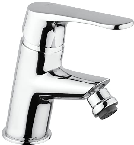 Yellowshop - Miscelatore bagno completo rubinetteria Attila lavabo bidet vasca e doccia incasso ed esterno in ottone cromato flessibile inox piletta Made in Italy (Bidet)