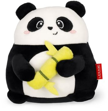 Legami - Peluche Plush Super Soft!, Tema Panda, Formato Mini, con Carta d'Identità personalizzabile, Sta in Piedi da Solo, 14x15x12 cm