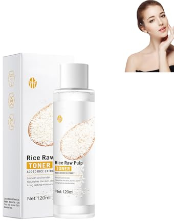 Hppsctink Tónico de Arroz, 120ml Agua de Esencia de Arroz Hidratante, Hidratación profunda, Reafirmante, Luminosidad, serum