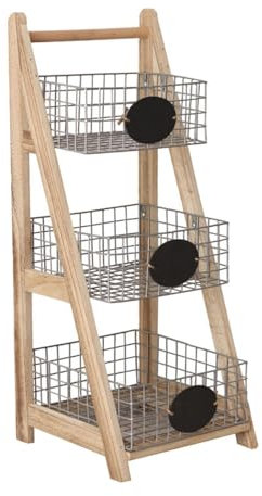 Scaffale portaoggetti multistrato in ferro battuto, scaffale portafiori, organizer for la casa, for piante in vaso da balcone