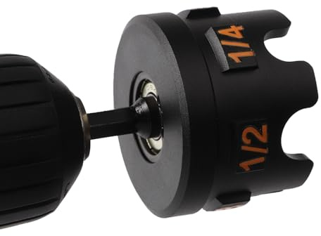Nut Zipper Drill Attachment for Fast Nut and Bolt Removal, Aluminium Alloy Hex Shank Nut Driver, Nuts Runner for Impact Drill for 1/4, 3/8, 1/2 Threaded Rods, for Conduit Racks, Strut Systems