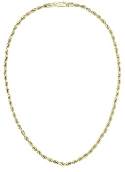 BOSS Collar de cadena para hombre Jewelry en acero inoxidable chapado en oro amarillo, 1580840