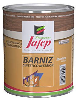 JAFEP Barniz Tinte Nogal 375 ML - Brillo - Interior/Exterior