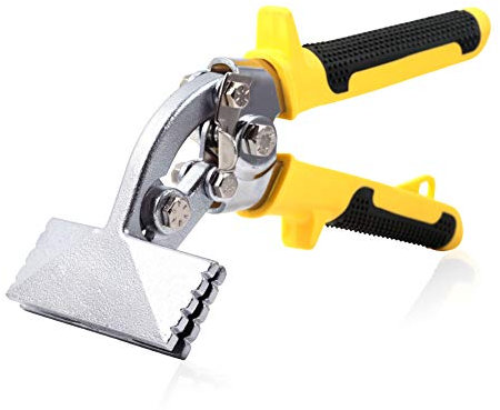 SPEEDWOX Hand Seamers Offset Metal Hand Seamer 3-Inch Curved Jaw Sheet Metal Bender Tools for Bending and Flattening