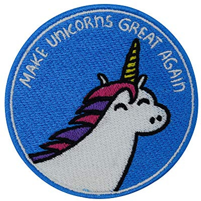 Finally Home Make Unicorns Great Again Einhorn Patch zum Aufbügeln | Lutsige Patches, Witzige Bügelflicken, Flicken, Aufnäher