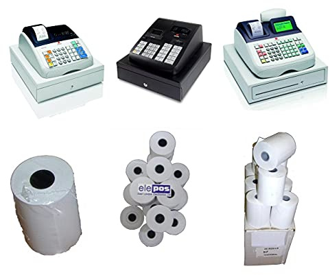 Rolls to Fit Olivetti ECR-7700, Olivetti ECR7700, Olivetti 7700, Olivetti ECR-7790, Olivetti ECR7790, Olivetti 7790, Olivetti ECR-7900, Olivetti ECR7900, Olivetti 7900 Cash Register