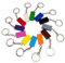 Bymivofun 12 Pcs Brick Keyrings, Brick Keychain, 12 Farben Ziegelstein Schlüsselanhänger, für Geburtstag, Party Bag Fillings, Belohnungen, Party Supplies, Anhänger, Dekoration Geschenke