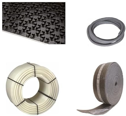 ThermoFlux | Fußbodenheizung Noppensystem Set 30-2 mm | PE-RT | 93,8 m²