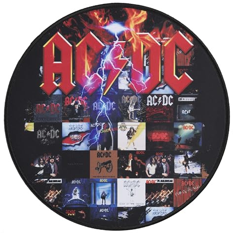 Subsonic-AC/DC - Gaming-Mauspad - Offiziell von ACDC lizenziertes Desktop-Mauspad als Geschenk - 30 cm