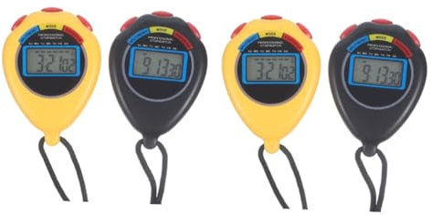 ifundom 2 Series Running Stopwatch Mostrar Largo Deportes Temporizador Momento Multi Parar Cronómetro Cronógrafo Electrónico Corriendo Reloj Abs 2 Piezas*2