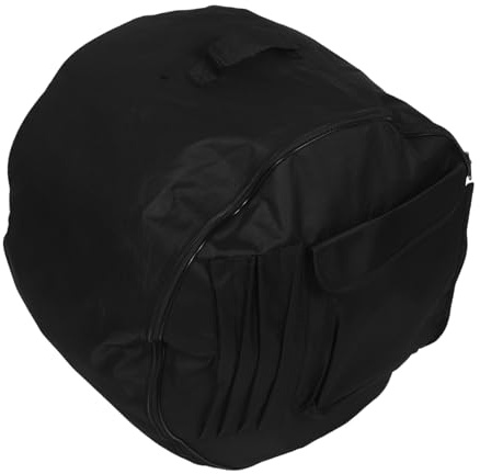 BESPORTBLE Drum Bag Sturdy and Made Pocket Drumstick of Oxford Strap Cloth Portable Snare Backpack Case with Adjustable Black Drum Carrying Travel Indoor Rehearsals