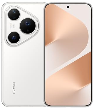 HUAWEI Pura 80 Pro Smartphone 12GB+512GB, Glazed White | 1 Zoll Ultra Lighting HDR-Kamera, Dual-Teleobjektiv mit ultragroßem Sensor, 5170 mAh, HUAWEI SuperCharge