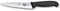 Victorinox Fibrox Cuchillo de cocina, cuchillo universal ancho para fruta y verdura, 15 cm, hoja recta, afilado, acero inoxidable, negro