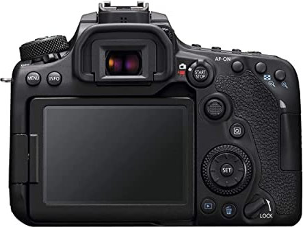 Canon DSLR Camera [EOS 90D] with Built-in Wi-Fi, Bluetooth, DIGIC 8 Image Processor, 4K Video, Dual Pixel CMOS AF, and 3.0 Inch Vari-Angle Touch LCD Screen, [Body Only], Black