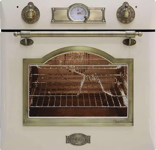 Forno da incasso Kaiser EH 6355 Em 60 cm avorio · 67 L · Forno elettrico multifunzione 8 modalità · Aria calda · Griglia a infrarossi · Autopulizia catalitica · Classe A · Smalto nero & vetro