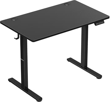 huzaro Hero 7.9 Black - Höhenverstellbarer Schreibtisch Elektrisch Stehschreibtisch - 100x60cm Höhenverstellbarer - Stufenlos Verstellbar Metallkonstruktion Kabeldurchführung Büro Homeoffice - Schwarz