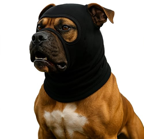 Colenumone Hundehut - Lassen Sie Ihren Hund wild Aussehen; elastische und Winddichte Kopfbedeckung, geeignet für Spaziergänge, Outdoor-Abenteuer, Training, Fotoshootings, Cosplay und Halloween (M)