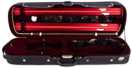 Geigenkoffer Holz Lord 4/4 burgundy M-Case