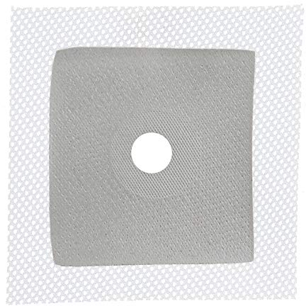 Dichtmanschette Wandmanschette 120 x 120 mm Dehnöffnung, Loch Ø 16mm Dichtband Badabdichtung Dusche Küche G01