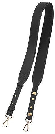 Asudaro 99-107cm Universeller Schultergurt Breiter Taschengurt PU Leder Handtaschen DIY Tragegurt Schulterriemen Trageriemen Umhängegurt Ersatzgürtel für Crossbody Umhängetaschen Geldbörsen schwarz