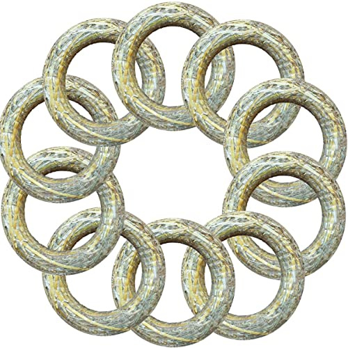 10 Strohrömer Ø 30 cm/Stärke 5 cm Strohkränze Türkranz Deko-Kranz Kranz-Rohling Strohring