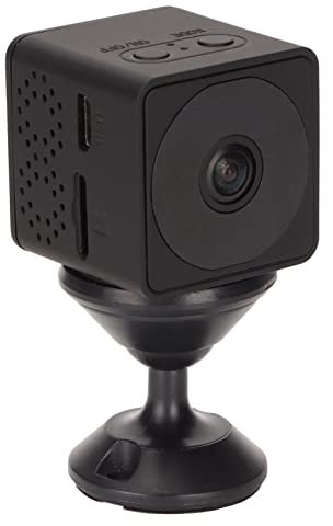 Spotlight Mini Telecamera WiFi per la Sicurezza Domestica, Wireless Ricaricabile Alimentata a Batteria 1080P WiFi Telecamera di Sorveglianza Domestica con Rilevamento di(Batteria al litio da 1100 mAh)