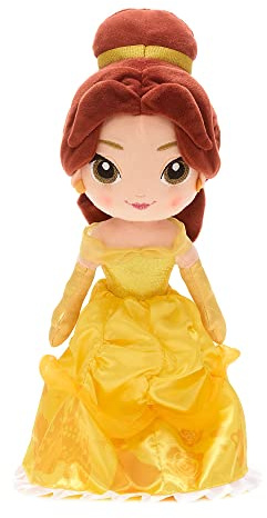Disney Store bambola ufficiale di peluche per bambini, La Bella e la Bestia, 36 cm, personaggio principesco classico