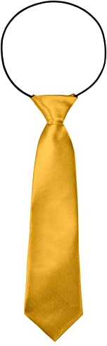 BomGuard Kinder-Krawatte – glänzend & elastisch – 28 × 7 cm – festlich & bequem – für Jungen & Mädchen