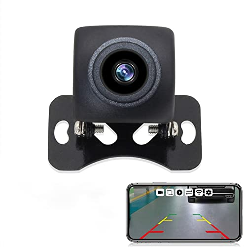 Shkalacar Telecamera di backup wireless, Telecamera di retromarcia HD WIFI per auto, veicoli, telecamera di backup WiFi con visione notturna, monitor di retromarcia wireless LCD impermeabile IP67