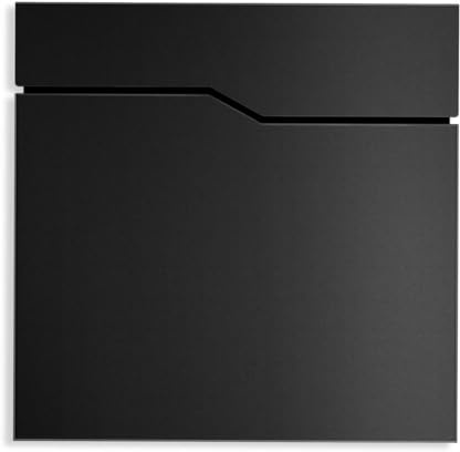 Metzler Boîte aux Lettres au Design Minimaliste | RAL 9005 Noir Foncé | Hoffmann