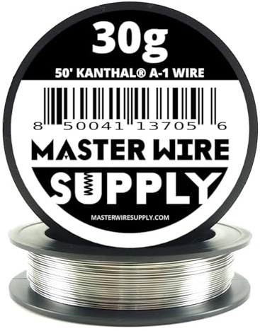 Kanthal A1-50' - 30 Gauge Wire - 50ft - 0.25mm - 0.010in - Master Wire Supply