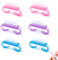 6Pcs Ergonomic Handle Nail Cleaning Brush Comfortable Plastic Handle Scrubbing Nail Brush Eco Friendly Fingernail Brush for Hand Toes Nail Home