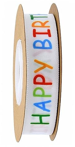 HAPINARY 1 Rolle Mit 9,1 M Dekorativem Bastelband Für Party Und Geschenkverpackungen Zuschneidbar Und Wiederverwendbar