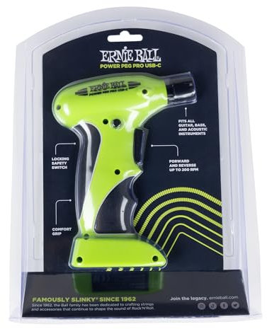 Ernie Ball Power Peg Pro USB-C Gitarrensaitenwickler