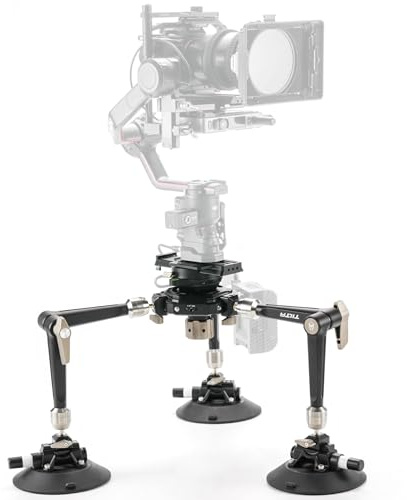 Tilta Hydra - Sistema di montaggio articolato per auto, supporta teste treppiedi da 75 mm e 100 mm, resistente, montaggio tramite Manfrotto e Arca, ventose elettroniche opzionali, stabile e sicuro