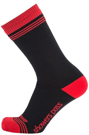 Showers Pass Cross Point Waterproof Classic FX Socks - Breathable, Coolmax, Mid-Calf - Chilli Large/X-Large