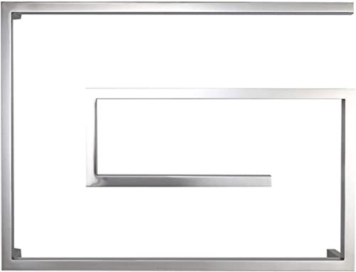 XFZJCHAP Chrome Towel Warmer Rack Radiator Wall Mount Towel Rail Square,Electric Towel Racks,bathroom towel drying rack (Hardwired)