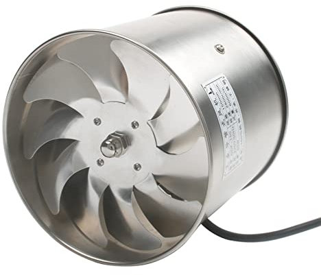 MTBDD Bathroom Exhaust Fan 6 Inch Exhausted Fans Hight Speed Air Extractor Fans with Cover Home Toilet Kitchen Bathroom Hanging Wall Window Glass Ventilator，45W Bathroom Fan(No cover)