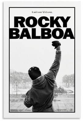 Rocky-Poster, Balboa-Film, Retro, Vintage, Musikposter für Zimmer, ästhetische Leinwand, Wandkunst, Schlafzimmerdekoration, 30 x 45 cm